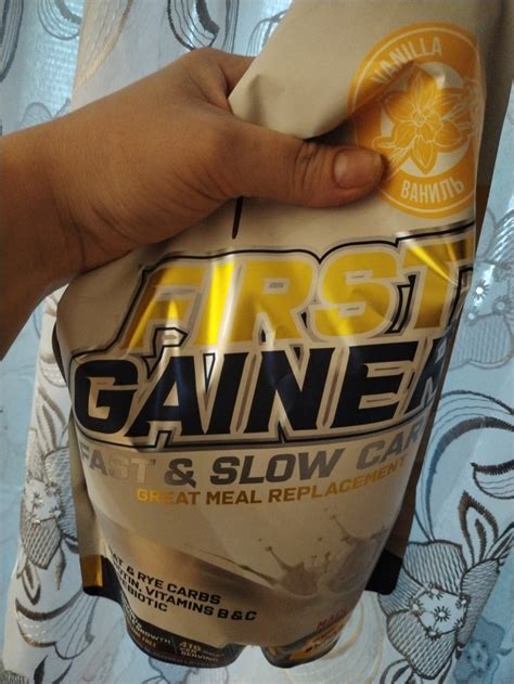 Be first First Gainer Fast & Slow Carbs отзывы - Спортивное питание ...