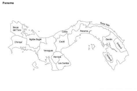 Dibujo De Mapa De Panama Para Colorear Dibujos Para Colorear Imprimir