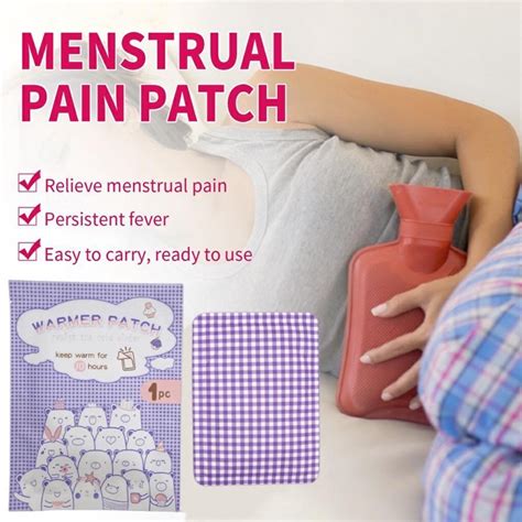 Kx Menstrual Cramp Heat Patch Hot Compress Body Warmer Self Heating Adhesive Pad Shopee