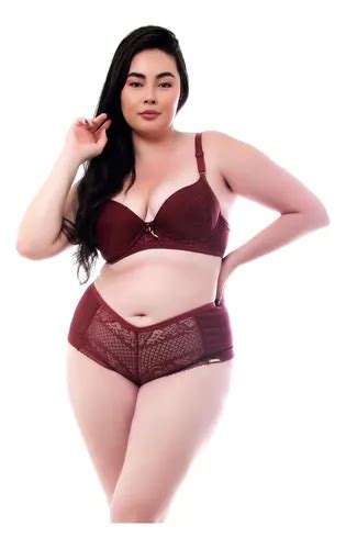 Lingerie Sexys Plus Size Sutiã Reforçado C Bojo Sustentação MercadoLivre