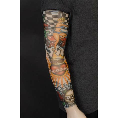 Tattoo Sleeve Single Hot Rod Costume World