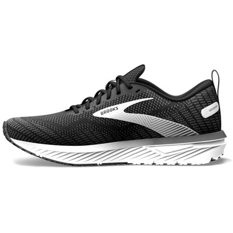 Brooks Revel 6 Womens Running Shoes Black Blackened Pearl White