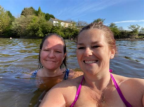 How wild water swimmers queued up at Sparth Reservoir to take the