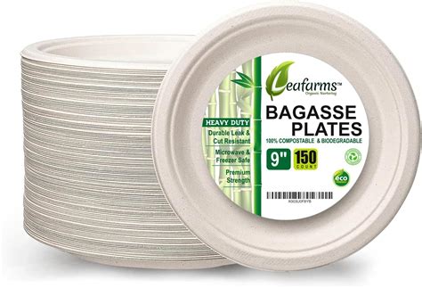 Frutle Paper Plates 7 Inch Heavy Duty Disposable Paper