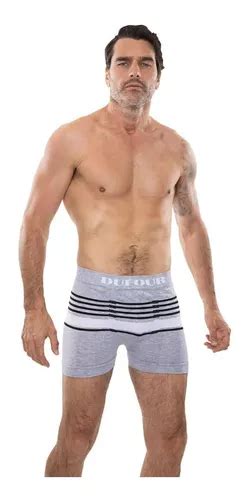 Pack X 3 Boxer Sin Costura Rayado Dufour Art 11812 Cuotas Al Mismo