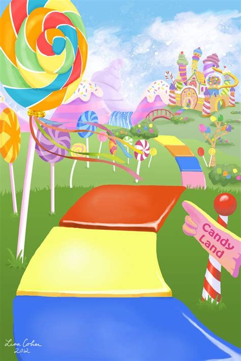 Candy Land By Drakkenfan On Deviantart Candyland Candy Background