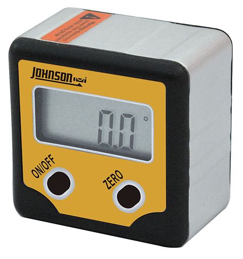 Johnson 2 In Overall Ht 0°to 180° Digital Angle Finder 21xk291886