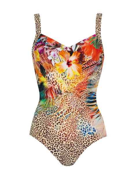 Sunflair Wild Blossom Full Piece Swimsuit Style 72024 Lingerie And Leisure