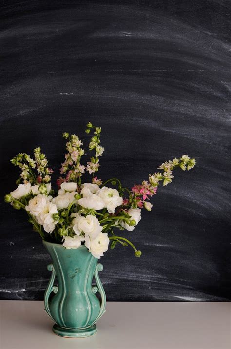 Ranunculus & Larkspur | Flower Arrangement | Larkspur flower, Flower ...