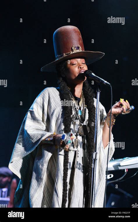 Erykah Badu Performing Live On Stage At The Dell Music Center Featuring Erykah Badu Where