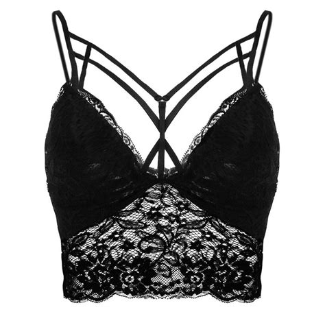 Fashion Women Wireless Bra Lace Bandage Lingerie Sleepwear Vest S Xl Japanese Lingerie Push Up
