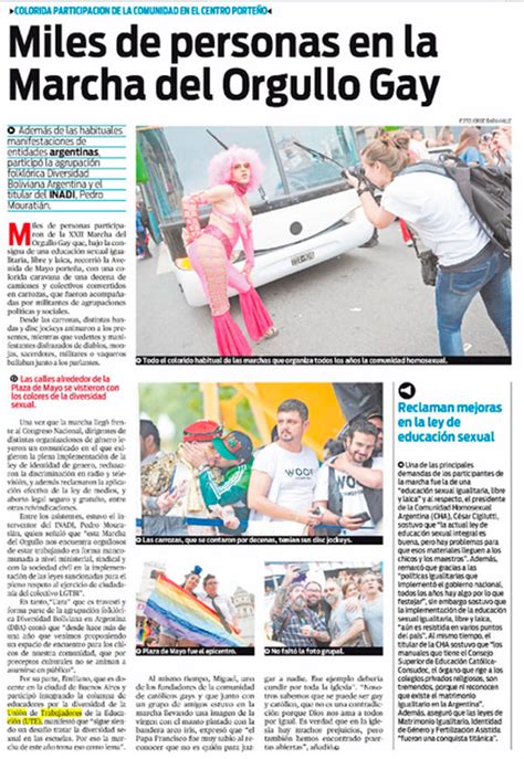 Miles De Personas En La Marcha Del Orgullo Gay Ute