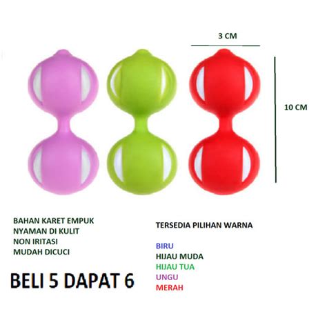 Jual D Anal Smart Ball Bola Silikon Karet Non Vibrator Pria Wanita Pria Wanita Beads Plug