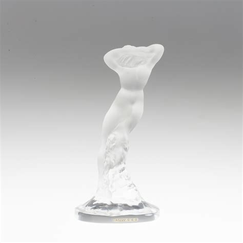 A Lalique Frosted Glass Dancer Figurine Bukowskis