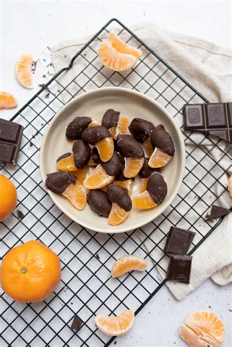 Schoko-Mandarinen - gesunder, süßer Party-Snack - TRYTRYTRY
