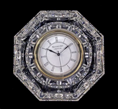 Lot - Waterford Crystal Desk Clock