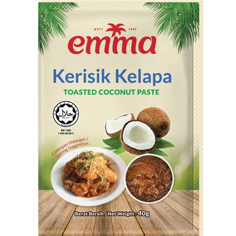 Emma Toasted Coconut Paste G Kerisik Kelapa G Pack Natural Kcmart