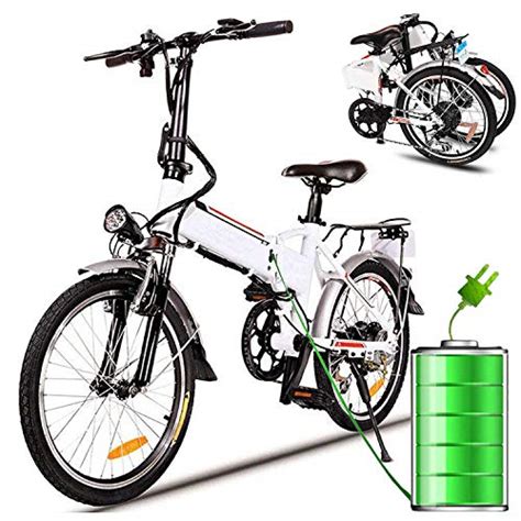 Hurbo Folding Electric Bike With Removable 36V 8Ah Lithium Ion Battery