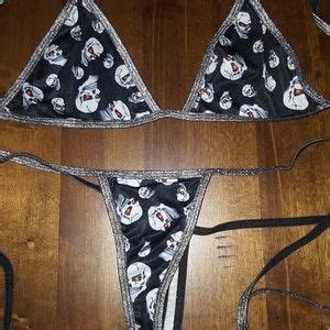 Handmade Swim Skull Print Pirate Tritop Legal Thong Bikini Poshmark