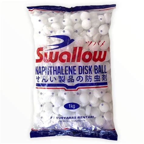 Jual Swallow Naphthalene Disk Ball Kg Kamper Kapur Barus Putih Anti