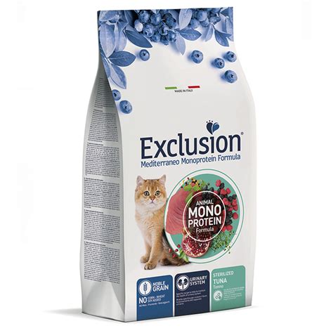 Сухой корм для стерилизованных котов Exclusion Cat Sterilized Tuna с ...