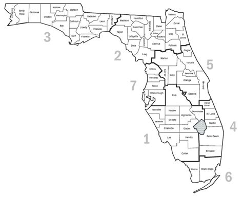 Fdot District Map Printable