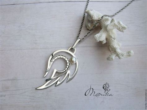Handmade Silver Necklace with Angel Wing Pendant