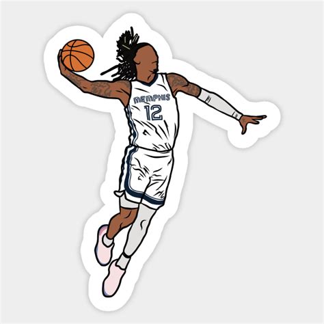 Ja Morant Dunk 2 Nba Sticker TeePublic