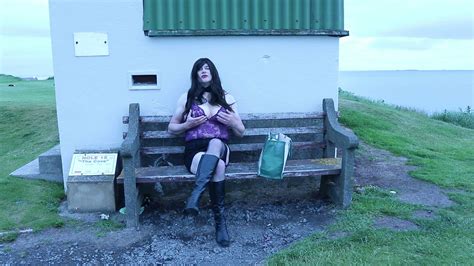 Crossdressed Outdoors And Talking Dirty Shemale Porn Xhamster