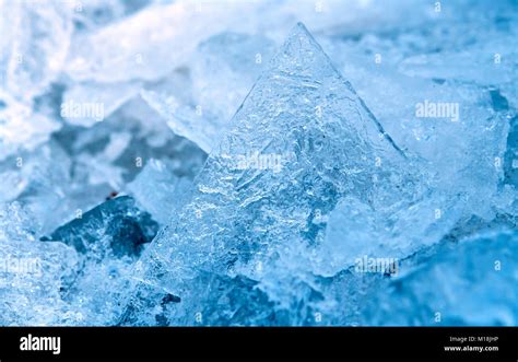Texture Of Ice Surface A Close Up Stock Photo Alamy