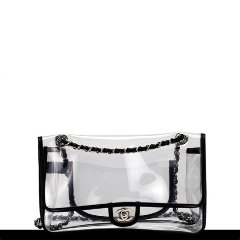 Chanel Transparent Naked Classic Vintage Flap Classic Bags Classic Flap Chanel