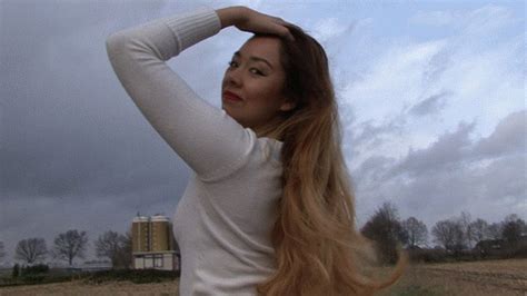 Lilly Long Revving Hot Car Girls Clips4Sale