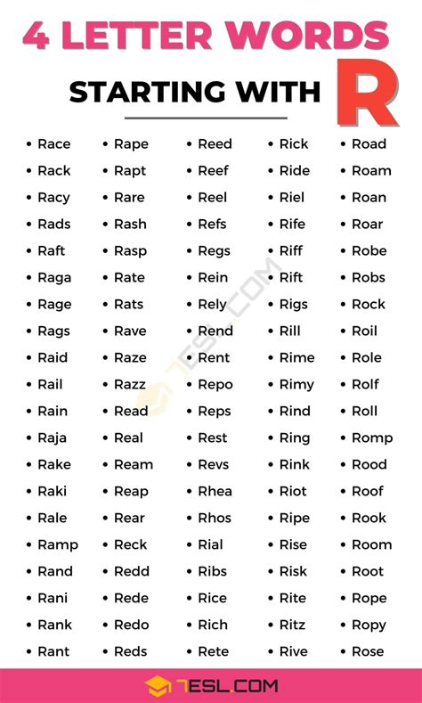 Pictures That Start With R