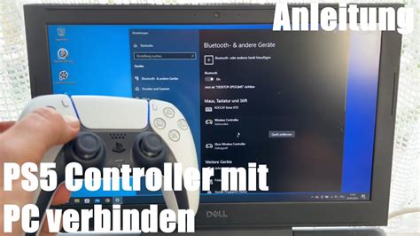 Sony Ps Dualsense Next Gen Controller Mit Pc Verbinden Und Damit