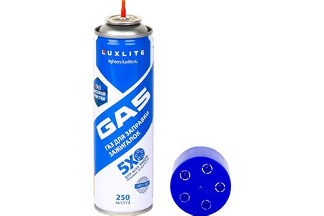 Газовый баллон для заправки зажигалок Luxlite XHC 005 250 мл 6 ...