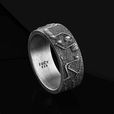 Skeleton Ring Etsy