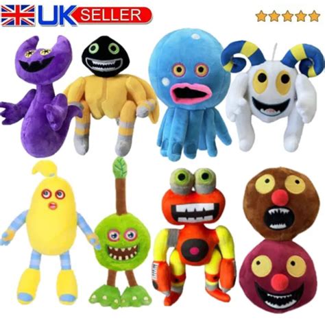 My Singing Monsters Stuffed Doll Wubbox Plush Toy Cartoon Animals Soft