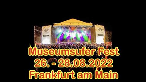 Museumsufer Fest Frankfurt Am Main Youtube