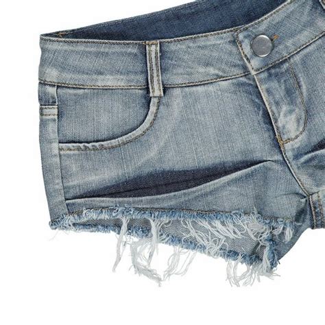 Women S Mini Shorts Denim Cut Off Low Rise Waist Sexy Micro Jeans Hot Pants Ebay