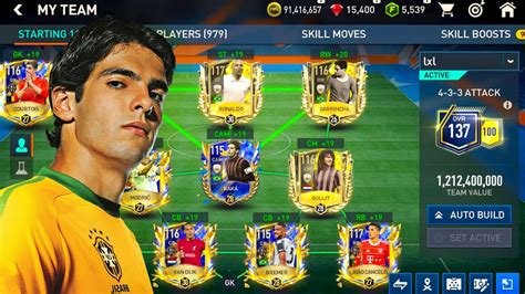 Kaka Fifa Mobile Soccer Android Gameplay Youtube