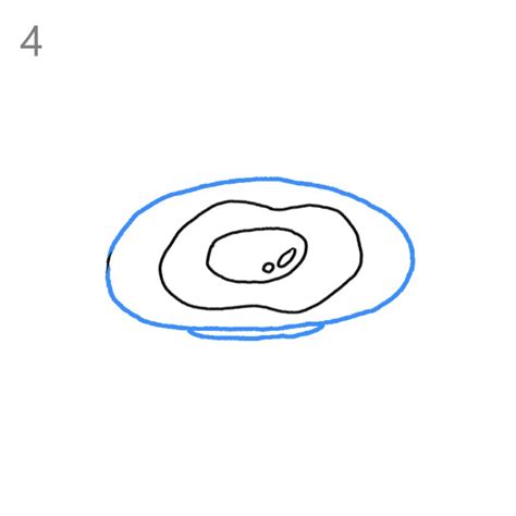 How to Draw a Fried Egg - Step by Step Easy Drawing Guides - Drawing Howtos