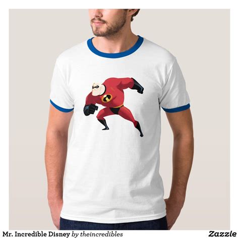 Mr Incredible Disney T Shirt Zazzle The Incredibles Disney