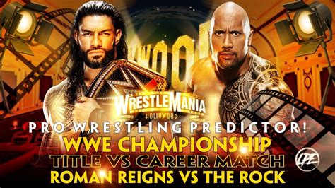 Wwe Wrestlemania 39 Hollywood Dream Match Card By Pro Wrestling