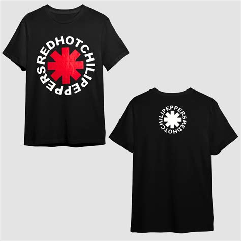 Camiseta Red Hot Chilli Peppers Tradicional De Banda Rock Unissex Algod O Shopee Brasil