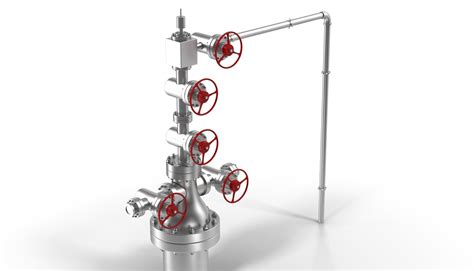 D Oilfield Wellhead Model Turbosquid