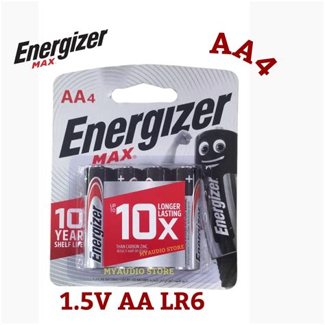 Energizer Max Made In Singapore Aaa31aa8 Aa4 Shopee Malaysia