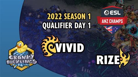 Vivid Vs Rize Zvp Esl Anz Champs Season Qualifier Day