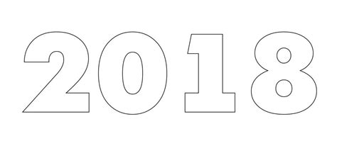 Трафареты цифр больших для вырезания из бумаги (50 фото)