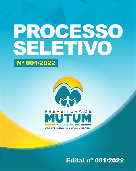 Processo Seletivo Prefeitura Municipal De Mutum Mutum Mg