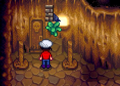 Door to the skull cavern elevator is a kale : r/StardewValleyExpanded